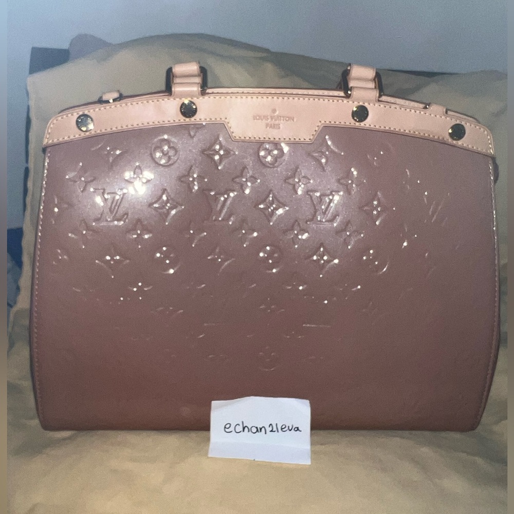 Louis Vuitton Vernis Brea GM  Rose Velours(Like NEW!!)